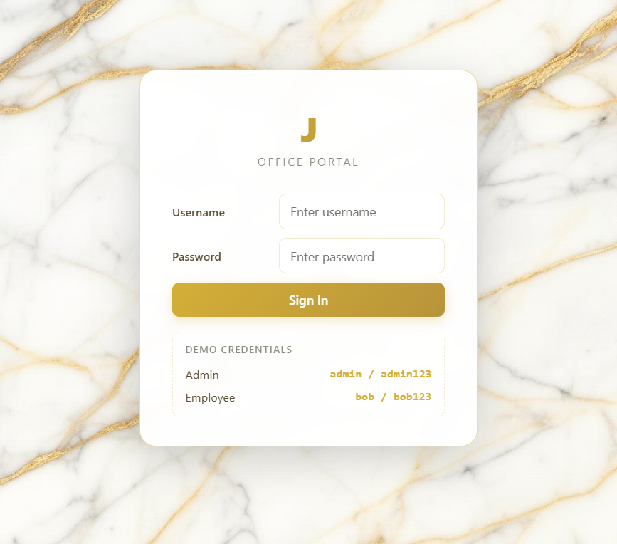 Office Management Portal